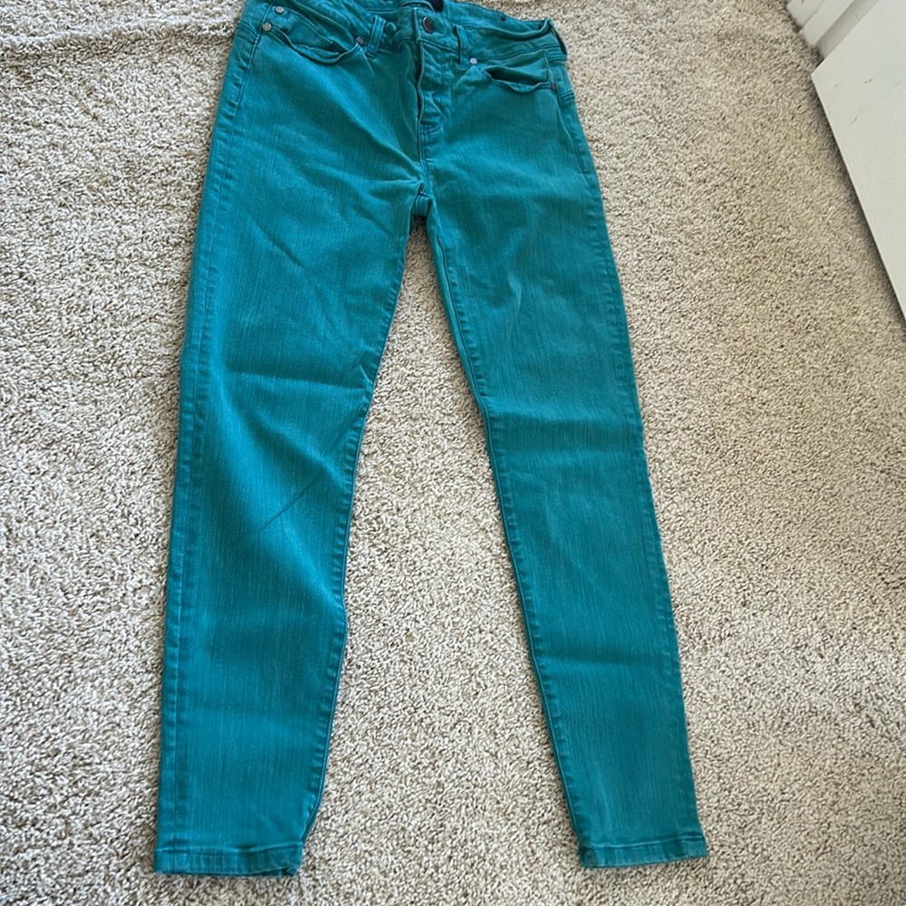 Liverpool Turquoise Pants - Picture 4 of 6